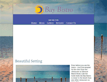 Tablet Screenshot of baybistrorestaurant.com